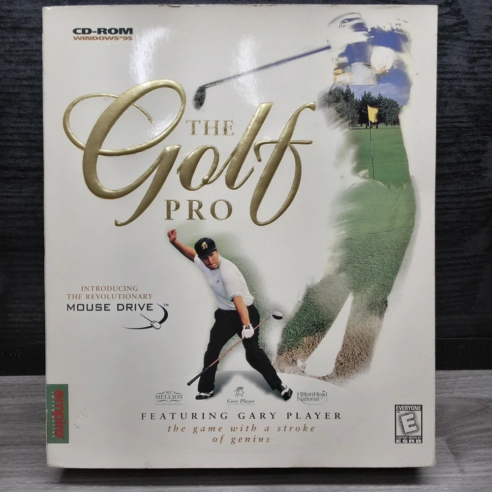 The Golf Pro Featuring Gary Player CD-Rom Windows 95 - Big Box!!!
